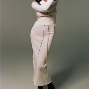 Zara Knit Tie Skirt